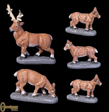 home interior deer set